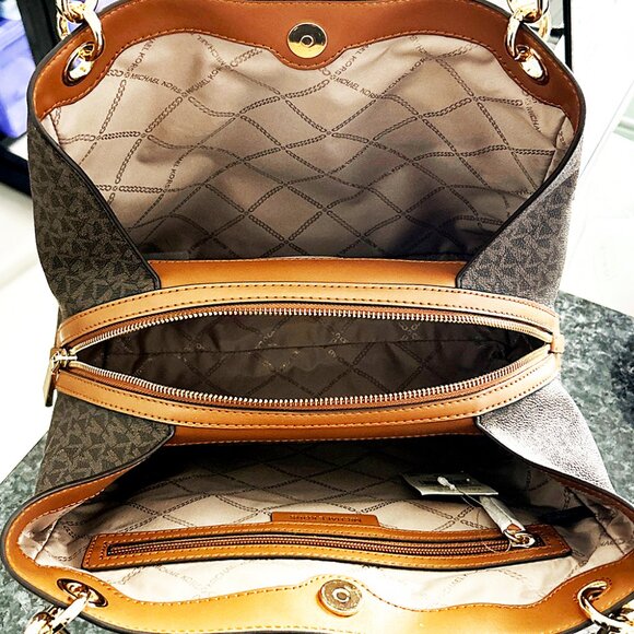 Michael Kors Kensington Large Logo Shoulder Tote Retail $358 Clearance Sale - Picture 5 of 15